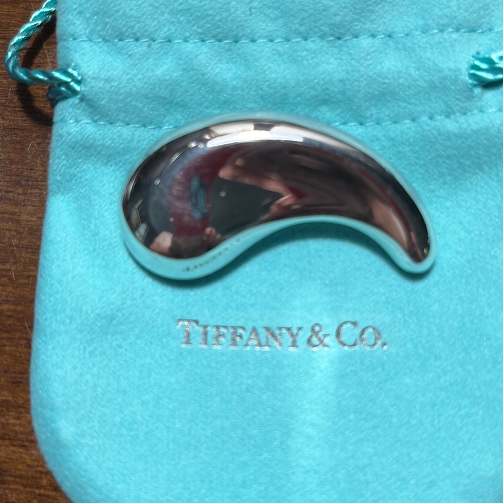 Tiffany & Co Large Elsa Peretti Teardrop Pin - Picture 7 of 8